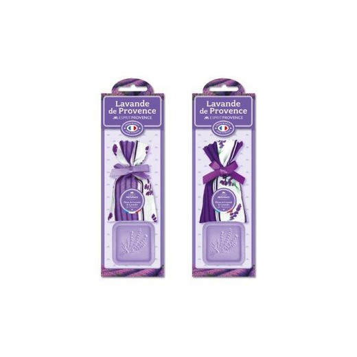 Set Regalo Jabón de Lavanda 25 grs Sachet Flores Lavanda Tipo C Esprit Provence