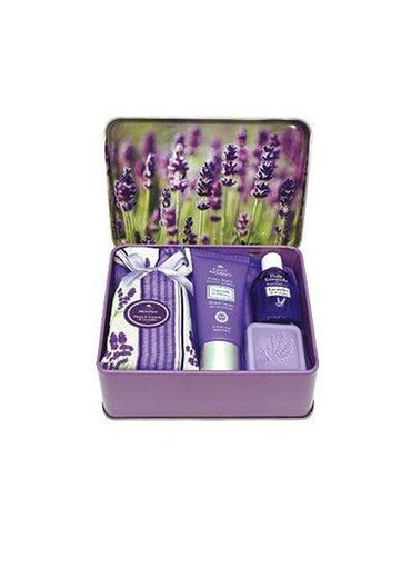 Set Regalo Lavanda Provenza Jabón Crema manos Sachet Lavanda Aceite Esencial Diseño Flor de Lavanda Esprit Provence