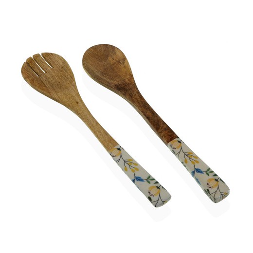 Set Utensilios Flores Versa