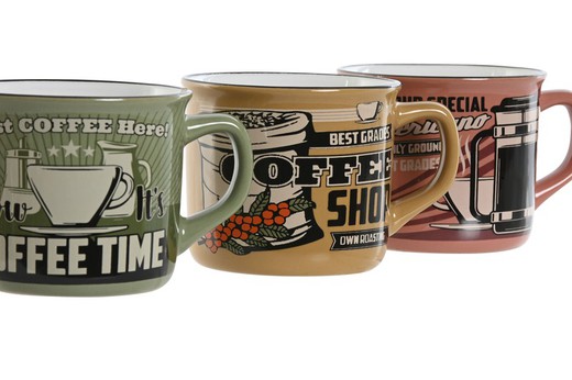 Taza 10X8,3X7 220 ml Vintage Juego Cocina