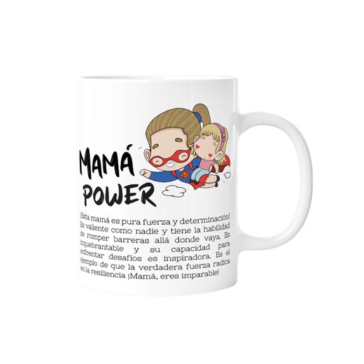 Taza 330 ml Mamá Power Malasaña Especial Regalo