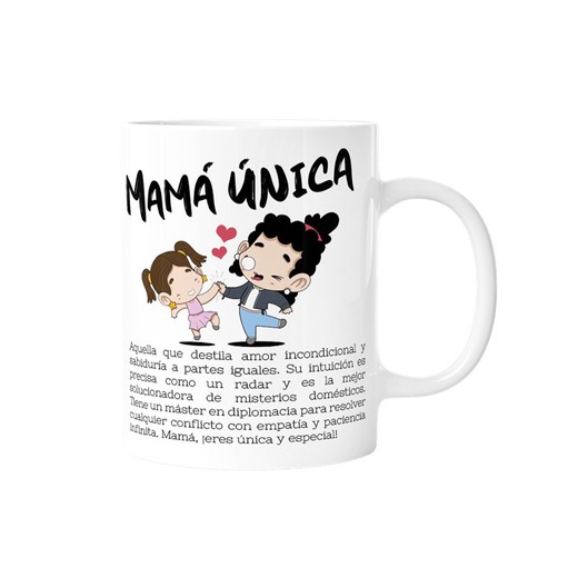 Taza 330 ml Mamá Única Malasaña Especial Regalo