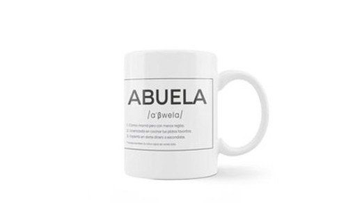 Taza abuela Fisura Ideal Regalo