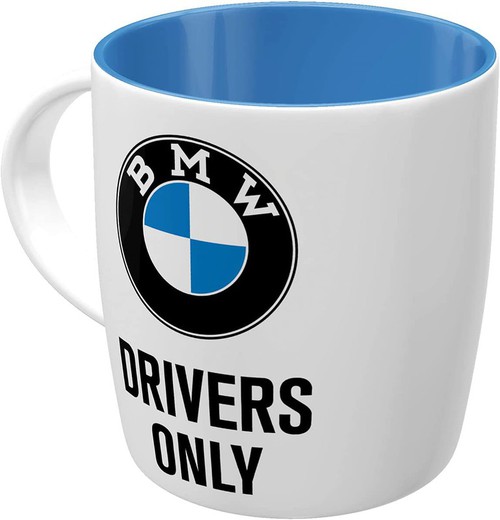 Taza BMW Drivers Only Retro Vintage