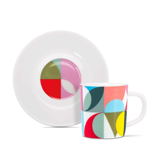 Taza Café Espresso Porcelana Solena Idea Regalo Remember