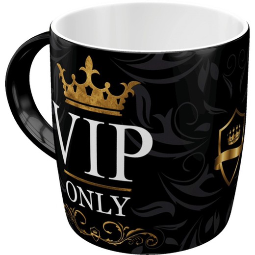 Taza Cuidado VIP Only Retro Vintage