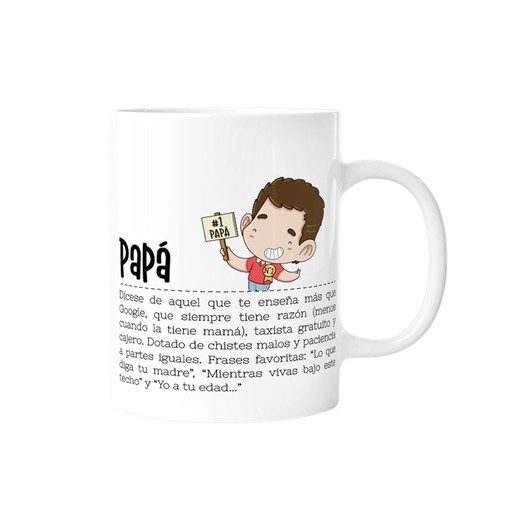 Taza Graciosa Papá Regalo Malasaña Especial Regalo