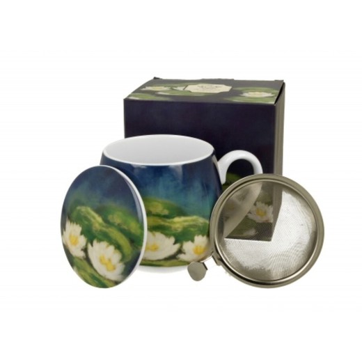 Taza Infusiones Monet Nenufar 43 Cl Porcelana Duo Art Gallery