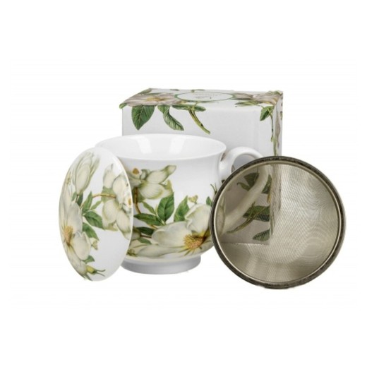 Taza Infusiones Retro Magnolia 43 Cl Porcelana Duo Art Gallery