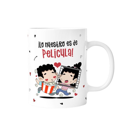 Taza ¡Lo Nuestro Es De Película! Malasaña Especial Regalo