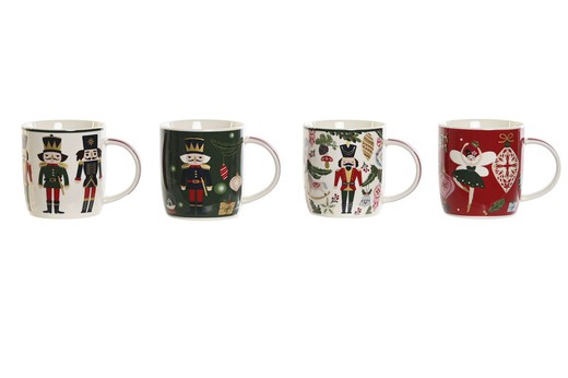 Taza Navidad Mug Porcelana Cascanueces 360 ml