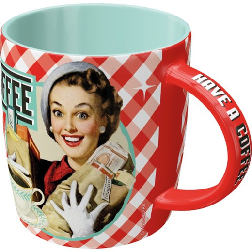 Taza Say it 50's Have A Coffee Retro Vintage