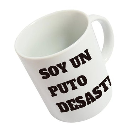 Taza Soy un Puto Desastre Fisura