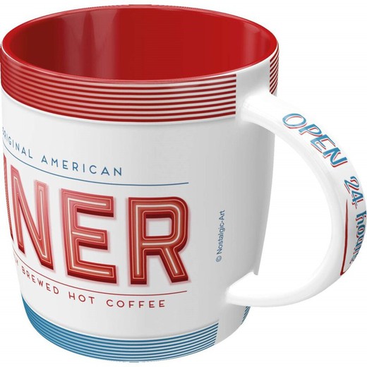 Taza USA Diner Retro Vintage