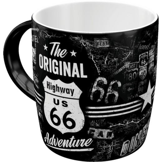 Taza USA Highway 66 The Original Adventure Retro Vintage