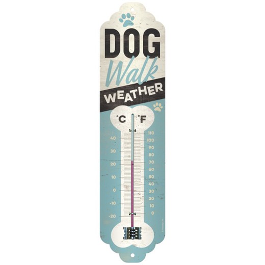 Termometro Vintage Animal Club Dog Walk Weather Nostalgic Art