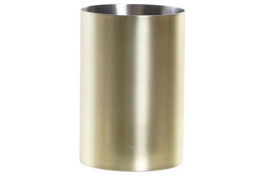 Vaso Portacepillos Baño Dorado Inox