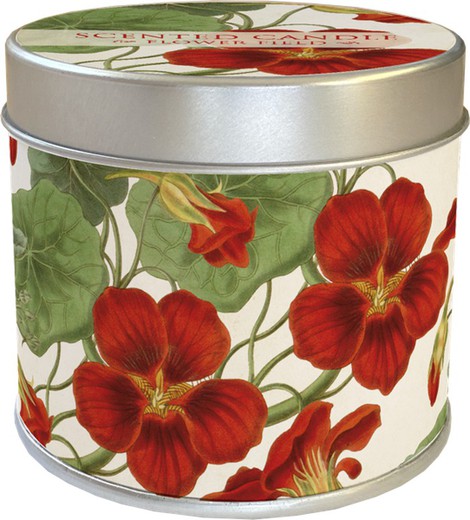 Vela Aromática Decorada Campo de Flores Nasturtium Sköna Ting Suecia