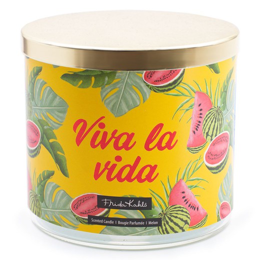 Vela Perfumada Frida Kahlo Viva la vida 400 grs