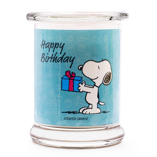 Vela Perfumada Snoopy Happy Birthday 250 grs