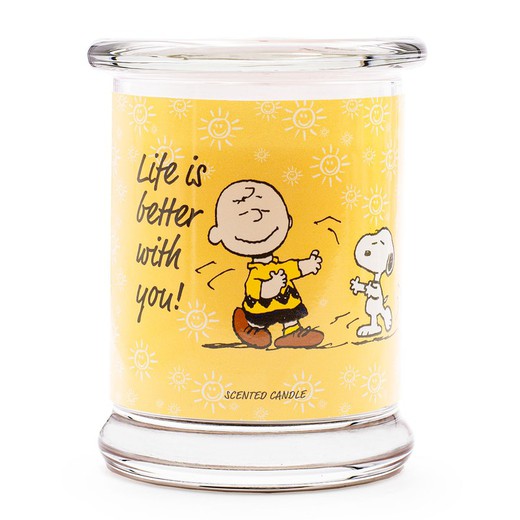 Vela Perfumada Snoopy Life is better with you 250 grs