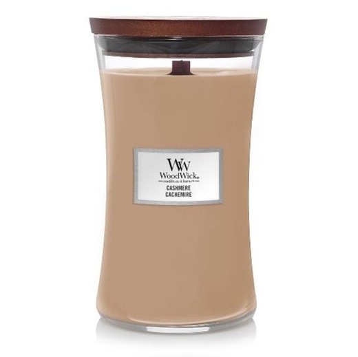 Vela Woodwick Grande Cashmere Mecha de Madera