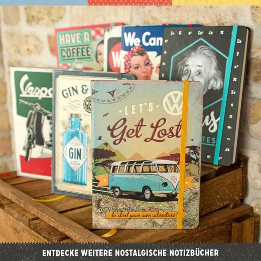 Libretas Decoradas estilo Retro Vintage