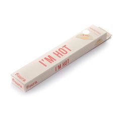 Abanico i'm hot beige y rojo Fisura ideal regalo