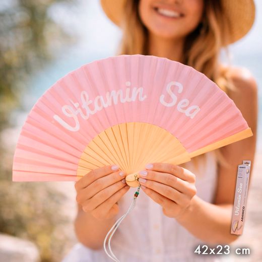 Abanico Mensaje Divertido Vitamine Sea Ideal Verano