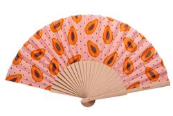Abanico Papaya Fisura ideal regalo