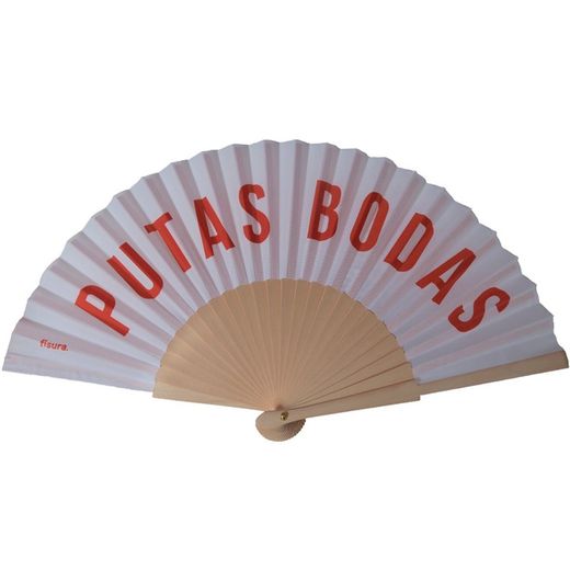Abanico Putas Bodas - Español Fisura Ideal Regalo