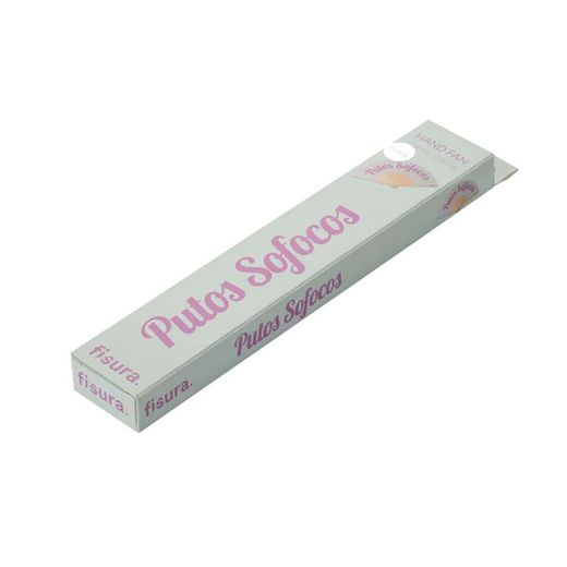 Abanico putos sofocos menta y morado Fisura ideal regalo