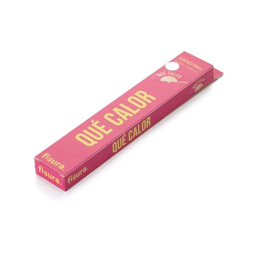 Abanico que calor rosa y amarillo Fisura ideal regalo