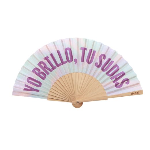 Abanico Yo Brillo, Tú Sudas Ideal Regalo I Total