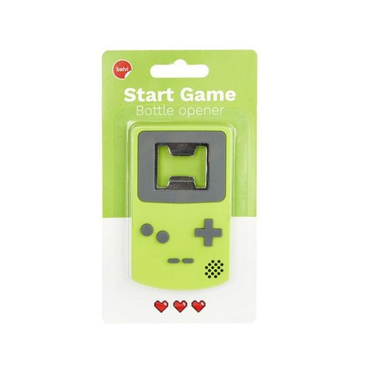 Abrebotellas Start Game verde magnético Balvi Idea Regalo
