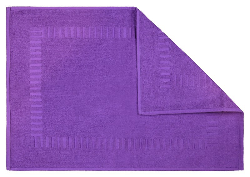 Alfombra baño en algodón violeta 1.000 gr./m2 fabricado en Portugal