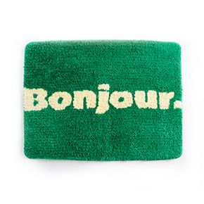 Alfombra de Baño Bonjour Verde Helio Ferretti Ideal Regalo