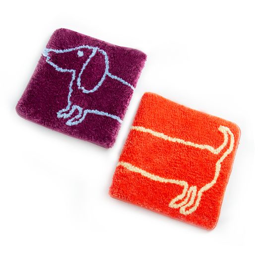 Alfombra de Baño Teckel Naranja Helio Ferretti Ideal Regalo