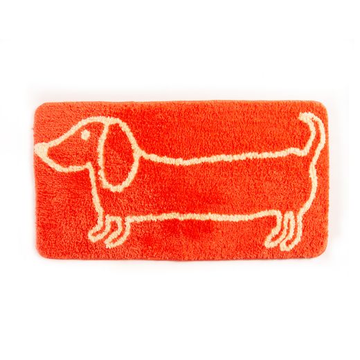 Alfombra de Baño Teckel Naranja Helio Ferretti Ideal Regalo