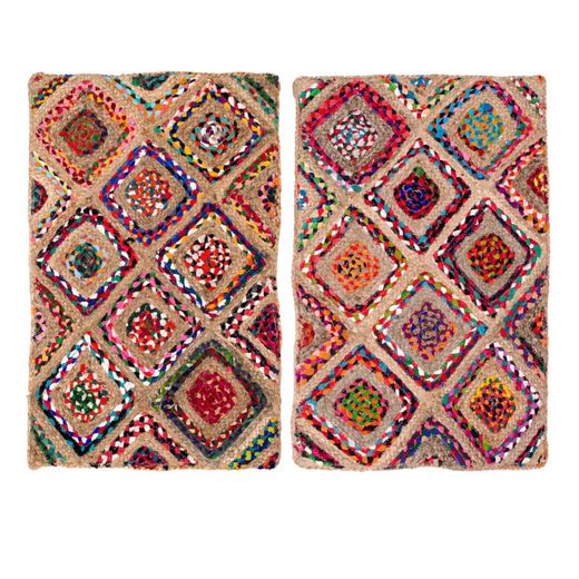 Alfombra Multicolor 60x90 cms