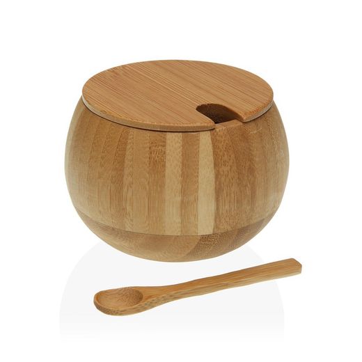 Azucarero Madera Bambú con cucharilla