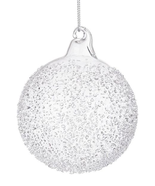 Bola de Navidad Cristal Arbol Transparente Diam 80 cms Hecho Mano Bizzotto