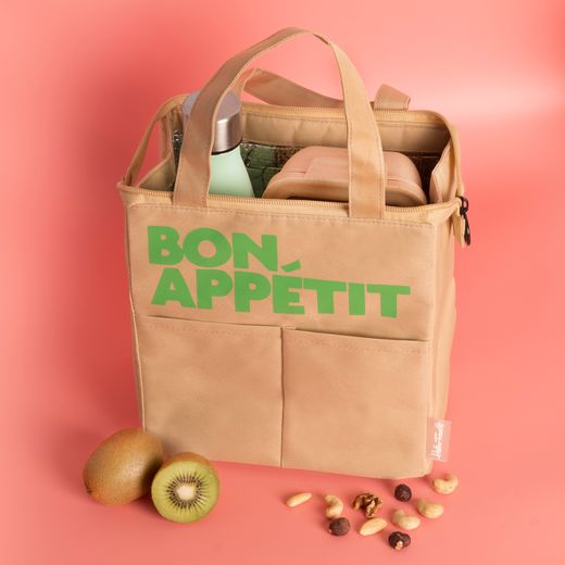 Bolsa de Almuerzo Isotérmica Bon Appétit Camel Helio Ferretti Ideal Regalo
