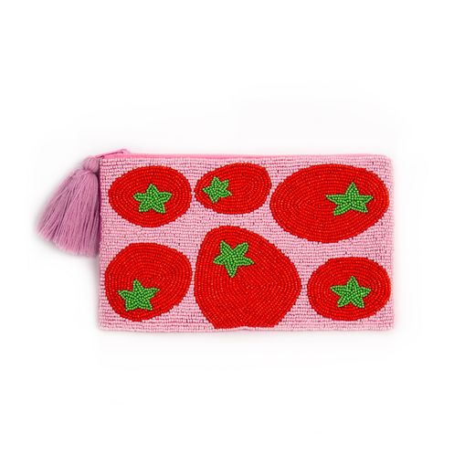 Bolso de Mano Clutch Diseño Tomates Helio Ferretti Ideal Regalo