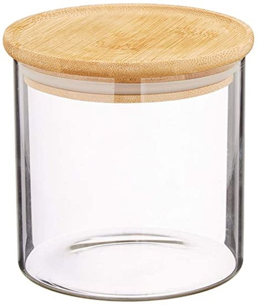 Bote de cocina hermético apilable 50 cl Tapa Bambú Kesper