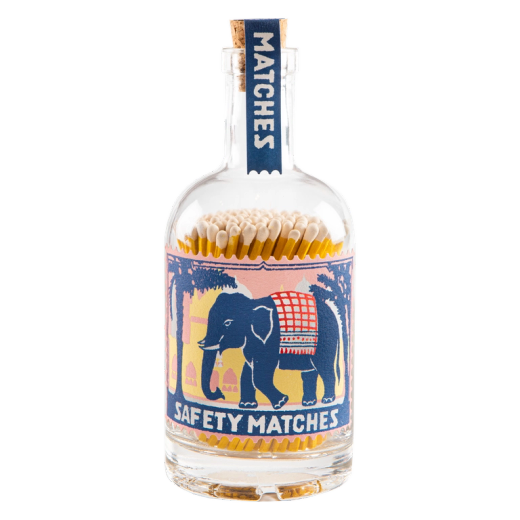 Botella de Cerillas Decorativa Elefante Archivist 125 Ideal Regalo