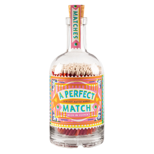 Botella de Cerillas Decorativa Perfect Match Archivist 150 Ideal Regalo