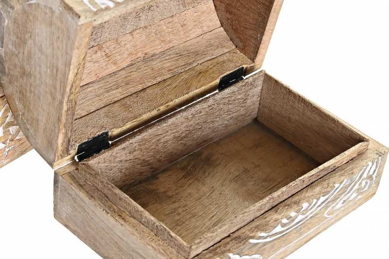Compra Online Caja joyero madera decorativa en nuestra Tienda Online de  Articulos de Decoración para el Hogar — WonderfulHome Shop