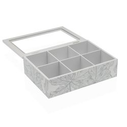 Caja Te Madera Palm Grey Versa