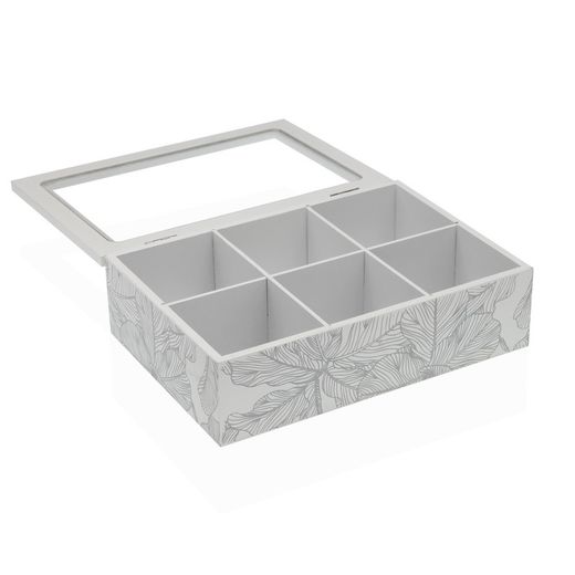 Caja Te Madera Palm Grey Versa